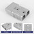 Uddick 350 Amp Battery Power Connector, 600V Quick Disconnect Connector for Forklift, Recovery Winch Towing (Grey 2PCS 2/0AWG)