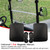 MUTUACTOR Universal Magnetic Tractor Mirrors, No Drilling, Non-slip Golf Cart Rear View Mirrors for John Deere, Kubota, Mahindra, Kioti, Forklift Tractor Accessories (1 Pair)