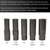 JEUCLEL 7PCS Spiral Type Deep Extractor Set, Stripped Bolt Remover Lug Nut Extractor Set, Spark Plug Easy-out Set, Lug Nut Removal Tool Set for Removing Deeply trapped and Broken Bolts, Studs.