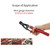 Acogedor Pliers, Grid Plier with Hex Wrench, Wire Twister for Wires and Ties, for Binding of Reinforcing Bars and Fences