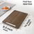 Ibyx Elegant Appliance Slider - Sliding Tray for Coffee Maker & Heavy Kitchen Appliances, Easy Slide, Made of Premium Bamboo, Space-Saving Kitchen Organizer, 40 lb Capacity, Brown - 9.5 x 14 Inch