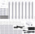 LABOREDUCER Under Cabinet Lighting Wired Plug in or Hardwired Cold White 6000K, 8 Pack 11inch Linkable Dimmable LED Under Cabinet Lights with Power Adapter,24V Under Counter Lights for Kitchen