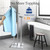 Kayfia 40" Standing Towel Rack with Weighted Marble Base, Width Adjustable & Taller Bathroom Towel Rack Stand, 3-Tier Towel Racks for Bathroom, Multiple Spaces Stainless Steel Brushed Finish
