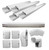 PIONEER Decorative PVC Slim Line Cover Kit for Mini Split Air Conditioners and Heat Pumps