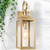 Yolsunes Large Motion Sensor Outdoor Wall Light 20" - Gold Dusk to Dawn Outdoor Lighting, Modern Wall Mount Light Fixture, Waterproof Porch Light Fixture for Outside House Garage, 3 Modes/Anti-Rust