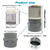 Cotonlake 3 inch stainless steel filter DN80/3" Grey PVC Suction Strainers used to remove debris and reduce solid entry （1pcs）
