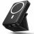【Fathersdaygift】 10000mAh Magnetic Power Bank Wireless Portable Charger with USB-C Cable LED Display Foldable Battery Pack for iPhone17/ 16/15/14/13/12/Pro/Pro Max Series Charging Compact Silicone Black