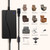 Power Recliner Power Supply, 29v 2a Recliner Replacement Parts 2 Pin DC Adapter for Recliner Couch/Electric Sofa/Lift Chair/Standing Desk, Switching Power Supply, Electric Recliner Power Cord 13.8 FT