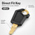 QWORK 5P8500 Keys, 40 Pack Ignition Keys Compatible with Caterpillar Heavy Equipment