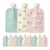 Hippypotamus Reusable Baby Food Pouches for Toddlers - BPA Free Food Grade - Dishwasher & Freezer Safe - Baby Food Containers - Refillable Squeeze Pouch For Applesauce & Yogurt - 12 Pack (Rainbows)