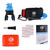 CamKix Surf Mouth Mount Kit for GoPro Hero 4: Black, Silver, Hero, Hero +, Hero LCD+, 3+, 3, 2, 1 - Handsfree Solution for Water Action Sports - Breathable Vents - Arm Strap with Coiled Cord - Floater