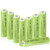 Teneyuuo 1.2V AAA 400mAh Ni-MH Rechargable Batteries, Triple A Rechargeable 1.2 Volt Battery for Solar Landscaping Light, Solar Flowers Lights,8 Packs