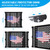 Gisafai 20 Inch High Adjustable RV Door Screen Protector Adjusts from 21''- 31.5'' Aluminum RV Entry Screen Door Grille Alloy Screen Door Grill Screen Defender for RV Door, Black