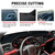 REMOCH Dash Cover for Dodge Challenger Accessories 2015-2022 2023 2024 Dashboard Cover Mat Sunshade No Glare UV Rays Protector Nonslip Interior Pad (Black Edge)