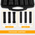1/2 Inch Drive Heavy Duty Extended Length Extra-Deep Length Impact Socket Set with Storage Case, Including Sockets 3/4", 7/8", 15/16", 1-1/16", 1-1/8" & 1-1/4" (6PCS)