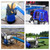 1-1/4" x 100ft PVC Lay Flat Water Pump Discharge Hose with NPT Pin Lug and Nipple Fittings, Heavy Duty Reinforced Pool Backwash Hose Assembly