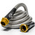 TITAN Garden Hose 100FT - 304 Stainless Steel Metal Water Hose, Flexible, Kink-Free, Lightweight, Durable, Crush Resistant Fittings, Easy to Coil, 500 PSI