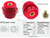 LBY 4pcs Busbar Insulator, SM-30 Polyester Standoff Insulators with Screw(M8), High-Strength Busbar Insulator Supporter, Resin(Red)