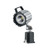 Electrix 8700 Machine Tool LED Light, 4-3/4" Arm Length, 2800 Lumens, 20W, Silver Color, Material of Construction: Steel, Articulating Arm Task Light