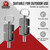 SPARKWHIZ Weld-On 5/8" Spring Latch Assembly with Plain Tube, Trailer Gate Latch, Pack of 4