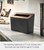 YAMAZAKI Home Rin Table Top Trash Can - Abs Plastic - 0.45 Gallons, 1.7 Liters