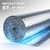 AGHITG Reflective Bubble Window Insulation for Summer Heat, Sun Reflector for Windows, Insulation Roll for RV Window Insulation, 24"(W) x10 Ft (L) Window Insulation Kit, RV Windwow Coverings.