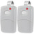 2X for Multicode Linear 308911, 10 dip Switch Gate Opener Remote 300MHz, Multi Code Garage Door Opener Remote, Garage Clicker Replacement