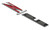 1x Z/28 Z28 Fender Emblem Badge Adhesive Nameplate Replacement for 2014-2020 Camaro 22925211 (Red Chrome Black)