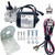 Trexflow TF 3/8" D Shaft 12V DC Reversible Electric Gear Motor 50 RPM with Toggle Switch Wire Kits L Bracket Forward and Reverse Motor Replaces PN01007-38
