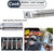 Grill Replacement Parts for Charbroil 463230515, 463230512, 463230513, 463230514, 463239915, 463230511 Models, Stainless Steel Grill Heat Plate Tent Shield, Pipe Burner Tubes and Crossover Tubes.
