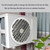 Buokaiw 24in Outdoor AC Deflector Cover - Stainless Steel Wind Baffle, Anti-Direct Blowing Shield for Compressor & Condenser Units, Heat Dissipation Grille Fence (No Tools Installation)