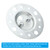 PATIKIL 202lbs 115mm Steel Ceiling Hooks, Ceiling Fan Hook Pad Eyes Plate Wall Hanger Hardware with Mounting Screws for Hanging Lamp Plant Baskets