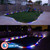 Russell Decor 30ft Red White Blue LED Rope Lights with Patriotic Lights with 4-Level Dimmable Controller Outdoor for Patriotic 4th of July Memorial Day Decor Patio Deck Flexible Lights