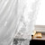 Kotile White Lace Curtains 45 Inch Length 2 Panels Country Rustic Floral Knitted Short Lace Curtains for Kitchen Window, Rod Pocket Privacy Sheer Cafe Curtain, 52 x 45 Inch, White