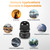 QILIPSU 50pcs 1/2" NPT Cable Gland Waterproof IP68 Nylon Cable Pass Through Cord Grip Connector Strain Relief Wire Grommet