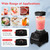 3HP 2L Commercial Blender Mixer Juicer 2200W Professional Power Blender 110V Heavy Duty Power Blender Smoothie Mixer for Grinding Dry or Wet Ingredients (Black)