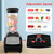 3HP 2L Commercial Blender Mixer Juicer 2200W Professional Power Blender 110V Heavy Duty Power Blender Smoothie Mixer for Grinding Dry or Wet Ingredients (Black)