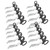 Balaipor 20 Pack EMT Trauma Shears, 5.7 Inch Bandage Scissors, Stainless Steel, Ergonomic, Ambidextrous, Black