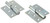 TIMCO Rising Butt Hinges Left Hand Steel Silver - 75 x 72