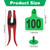 Ear Tag for Cattle 001-100 Animal Ear Tagger with Pliers Livestock Identify Kits for Cow(Green)