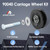 Roofing Hoist Carriage Wheel Kit, Compatible With TranzSporter TP250 TP400 & LH200 LH2000 Roofing Elevators, Replaces Part# 90040, Heavy Duty Carbon Steel, 4 Sets