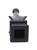 1/2" Black Plastic Four-Sided Spire Wing Tip Finial Fence Topper for Iron Picket Fence (25, 1/2")