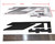 Yoaoo Set OEM Chrome Emblems Compatible with Silverado Sierra Tahoe Suburban Z71 4x4 Emblems OEM New 1500 2500 3500 Decal
