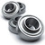 4 Pack HD Switch Caster Fork Bearings Replaces Hustler Super Z 784223 - High Temp Grease - OEM Upgrade XR-7 ATZ FasTrak SD Mini Z Super Mini Z Super Z Diesel, Compatible with 263517 Bearing Disc