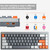 nuphy Halo65 HE Rapid Trigger Gaming Keyboard, 65% Layout 67 Keys Wired Magnetic Switches Keyboard, Hall Effect Keyboard, Hyper-Fast Adjustable Actuation, RGB Hot-swappable, 8K Hz Polling Rate