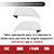 1 Pair Tow Mirror Cover Cap | For 2017-2024 Ford Super Duty F250 F350 F450 F550 Truck Accessories Replacement | Driver&Passenger Side Exterior Plastic Top Half Door Mirror Caps (Pearl White)