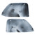 1 Pair Tow Mirror Cover Cap | For 2017-2024 Ford Super Duty F250 F350 F450 F550 Truck Accessories Replacement | Driver&Passenger Side Exterior Plastic Top Half Door Mirror Caps (Pearl White)