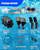 2 Port/3 Port Pool Valve Rebuild Kit Compatible with Jandy 2way/ 3 way 4715 4716 4717 4724 Valves, Fit for Gray Valves with Diverter Valve 4720 Cover 4606 Handle 7433, 2 PCS