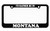 License Plate Frame, Montana I'd Rather Be in Black Plate Holder, Tag Cover, Car Frame, Auto Accessories, Cool Decoration, for USA & Canada License Plate