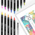 GenCrafts Watercolor Brush Pens - Real Brush Tips - No Mess Storage Case - Washable Nontoxic Markers - Portable Painting